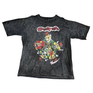 VTG Motley Crue 1991 Decade of Decadence Pentagram T-Shirt Sz XL